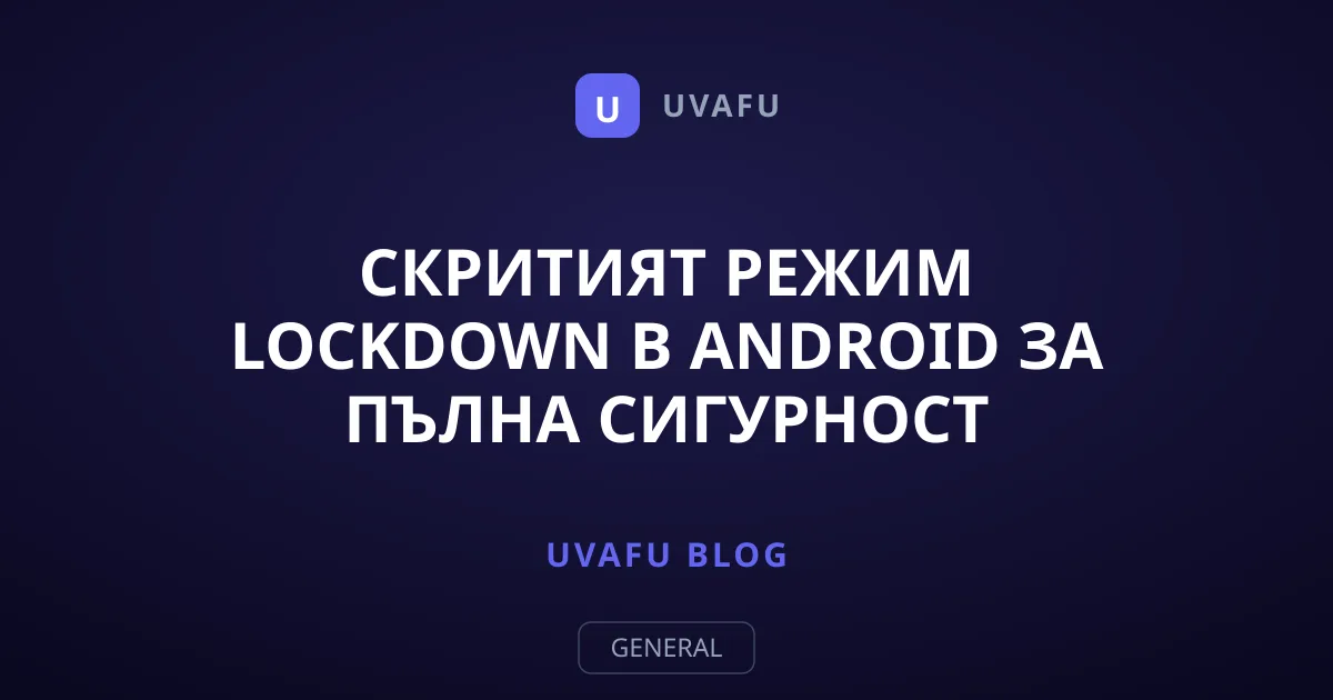 Скритият режим Lockdown в Android за пълна сигурност